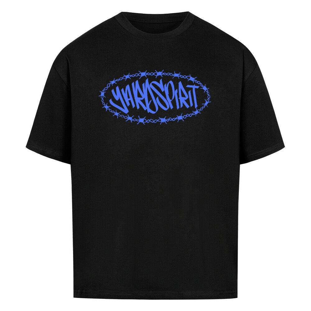 Blue Wire Oversized Shirt MarketPrint