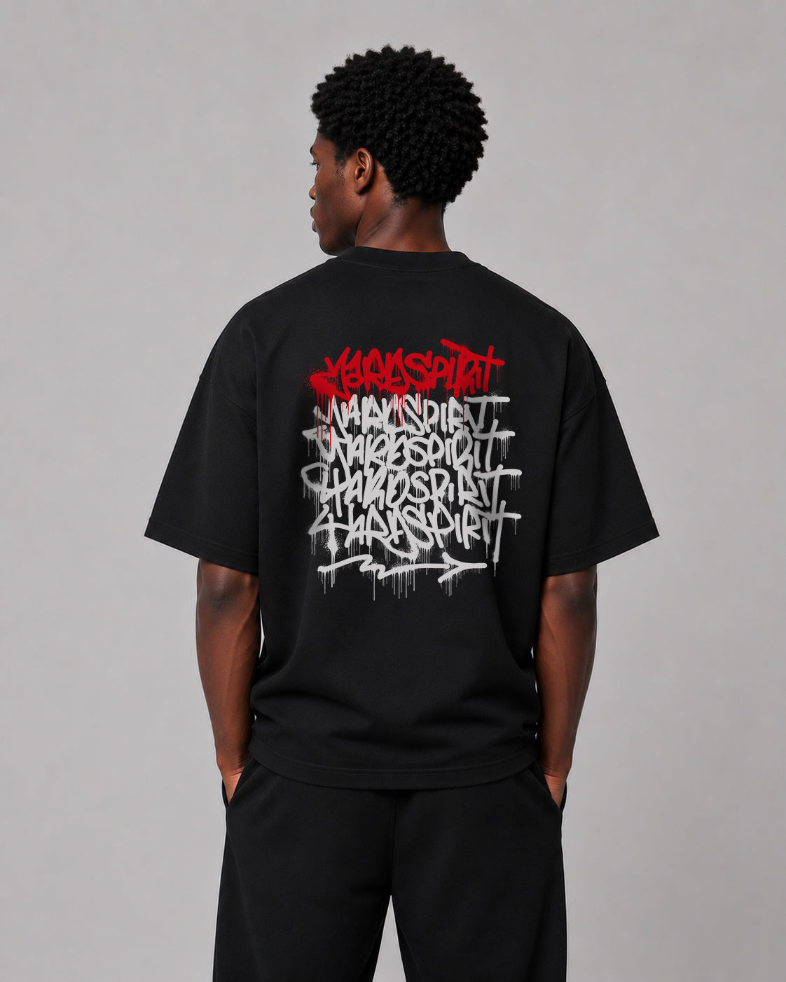 Drip Oversized Shirt MarketPrint